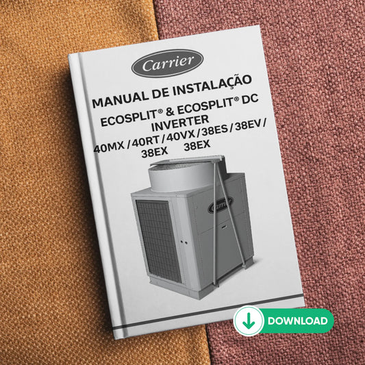 Manual de servicio técnico de Carrier 40MX, 40RT, 40VX, 38ES, 38EV, 38EX - Descargar PDF