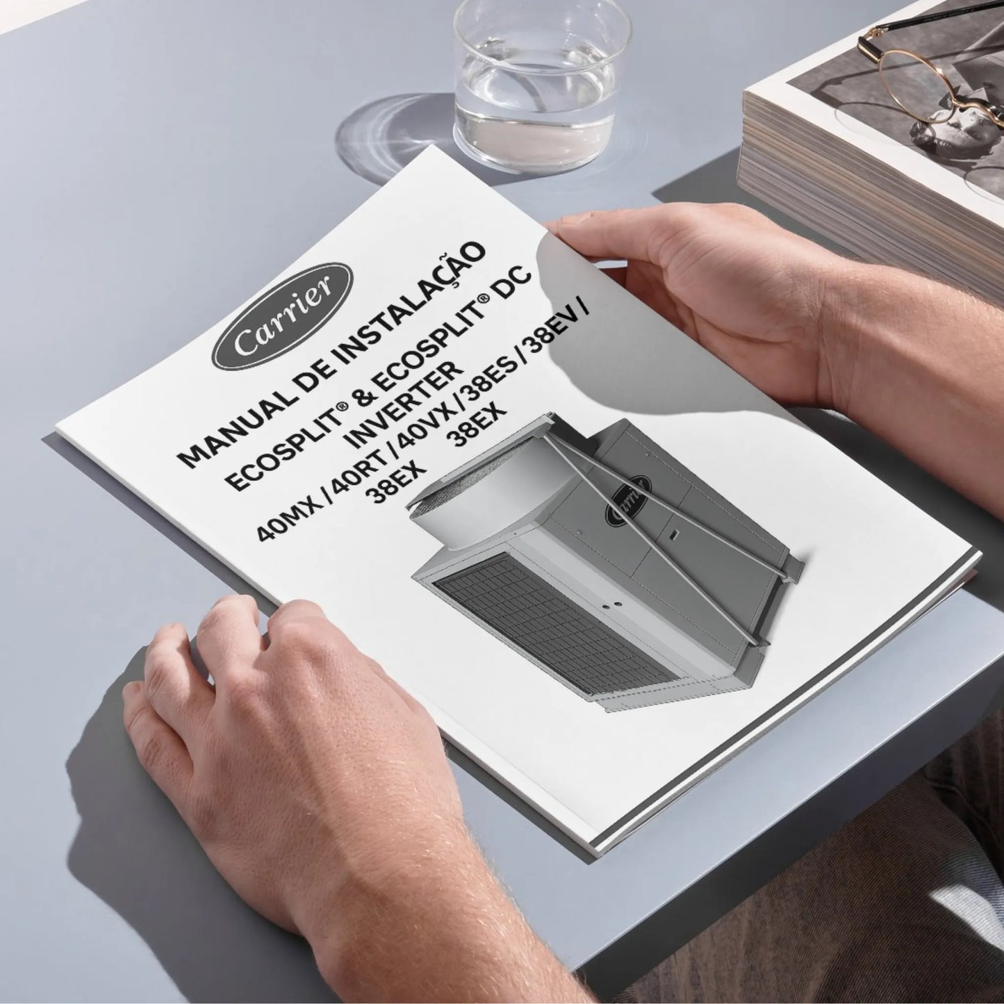 Manual de servicio técnico de Carrier 40MX, 40RT, 40VX, 38ES, 38EV, 38EX - Descargar PDF