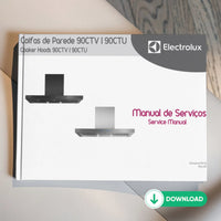 Manual Técnico de Serviços Coifa Electrolux 90CTU 90CTV – Baixar PDF
