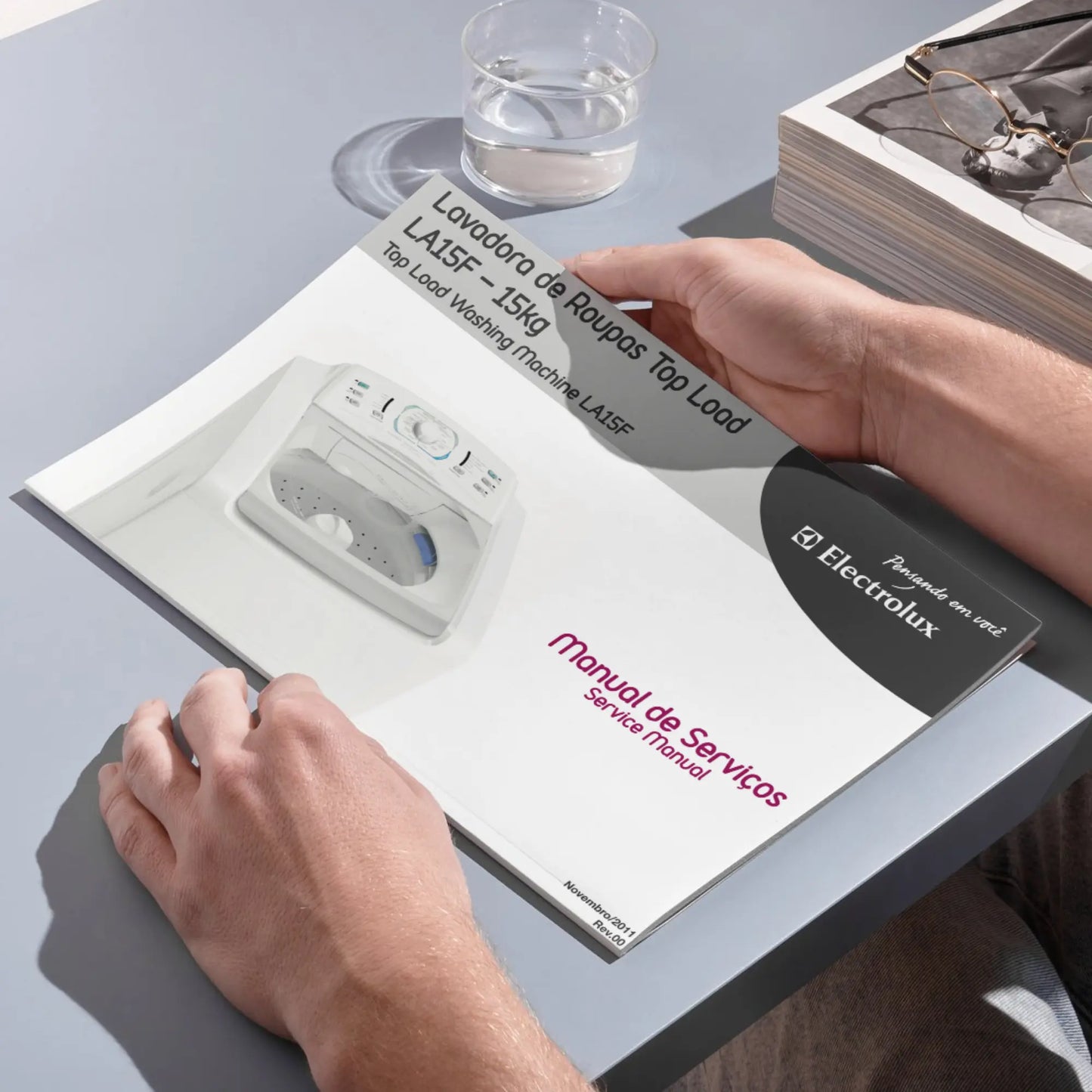 Manual Técnico de Serviços Lavadora Electrolux LA15F - Baixar PDF Electrolux