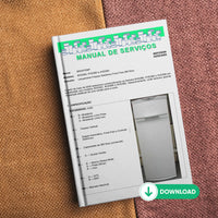 Manual técnico de servicio de congeladores Brastemp BVE28D, PVE28D y XVE28D - Descargar PDF