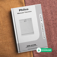 Manual de servicio del lavavajillas Philco PL21S - Descargar PDF