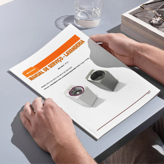 Manual de servicio técnico de lavadoras Brastemp Ative BWG11AB, BWG11AR, BWH11AB, BWG12AB - Descargar PDF