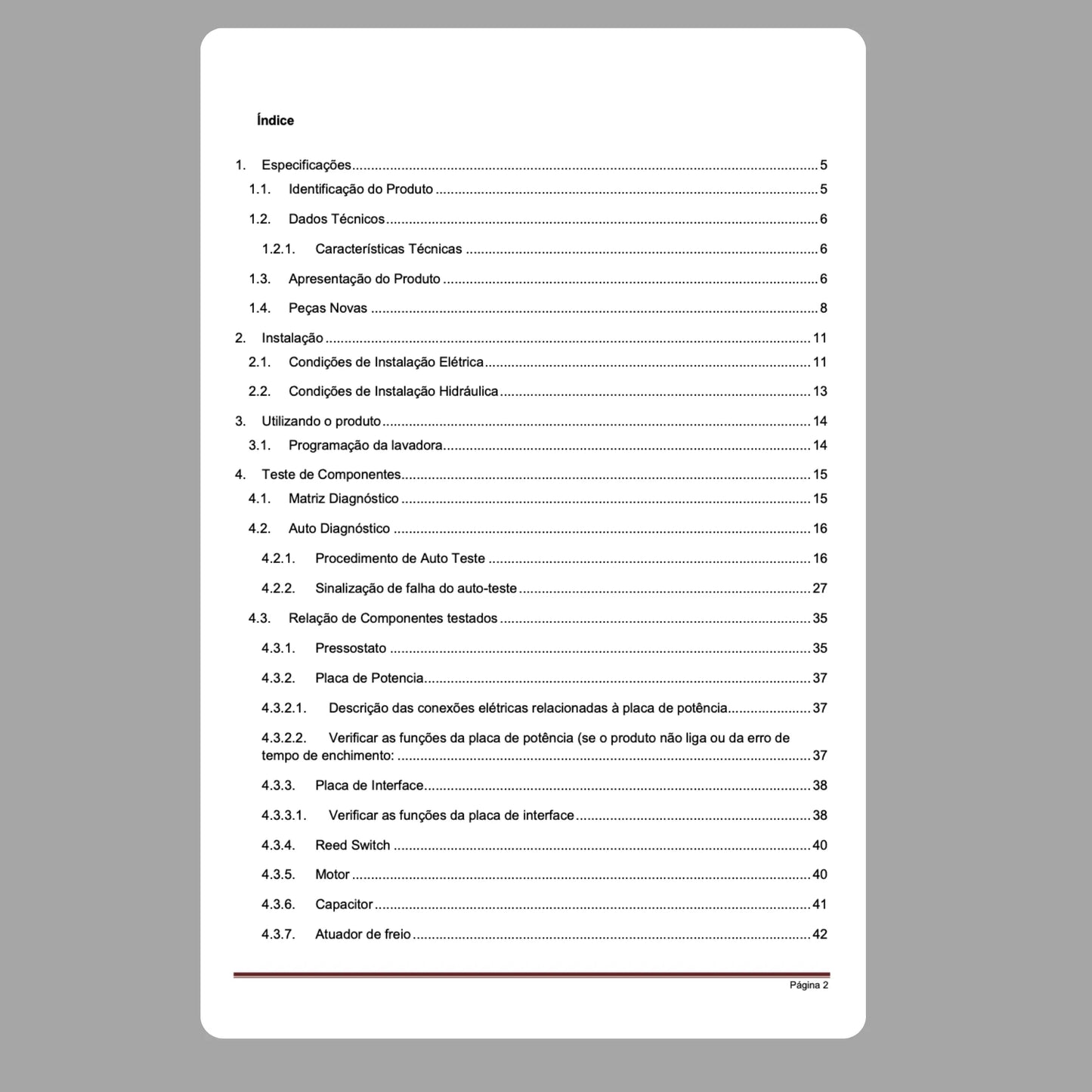 Manual de servicio técnico de lavadoras Brastemp Ative BWG11AB, BWG11AR, BWH11AB, BWG12AB - Descargar PDF