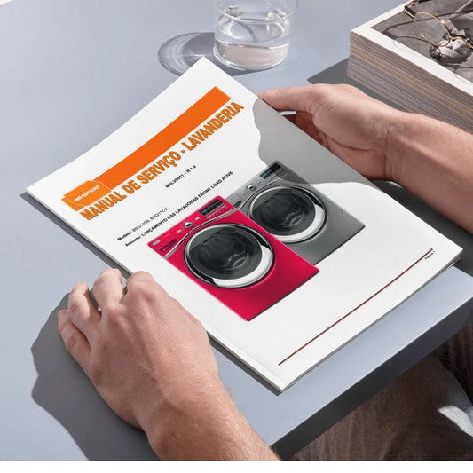 Manual de servicio técnico de la lavadora Brastemp BNQ11C6, BNQ11CV - Descargar PDF