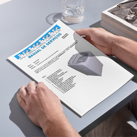 Manual técnico de servicio de la lavadora Brastemp BWB08A - Descargar PDF