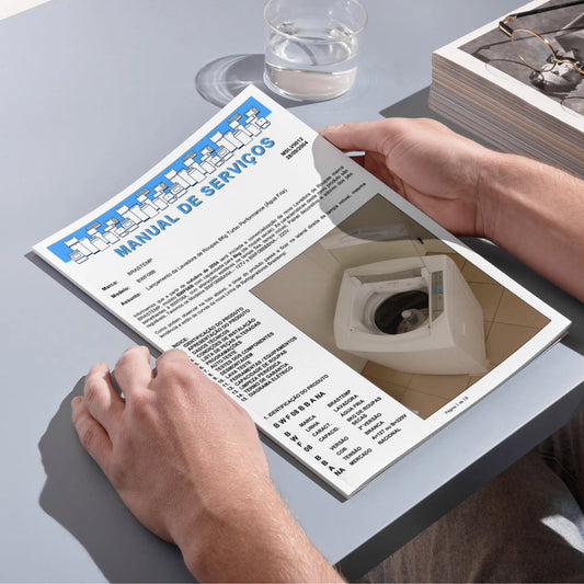 Manual técnico de servicio de la lavadora Brastemp BWF08B - Descargar PDF