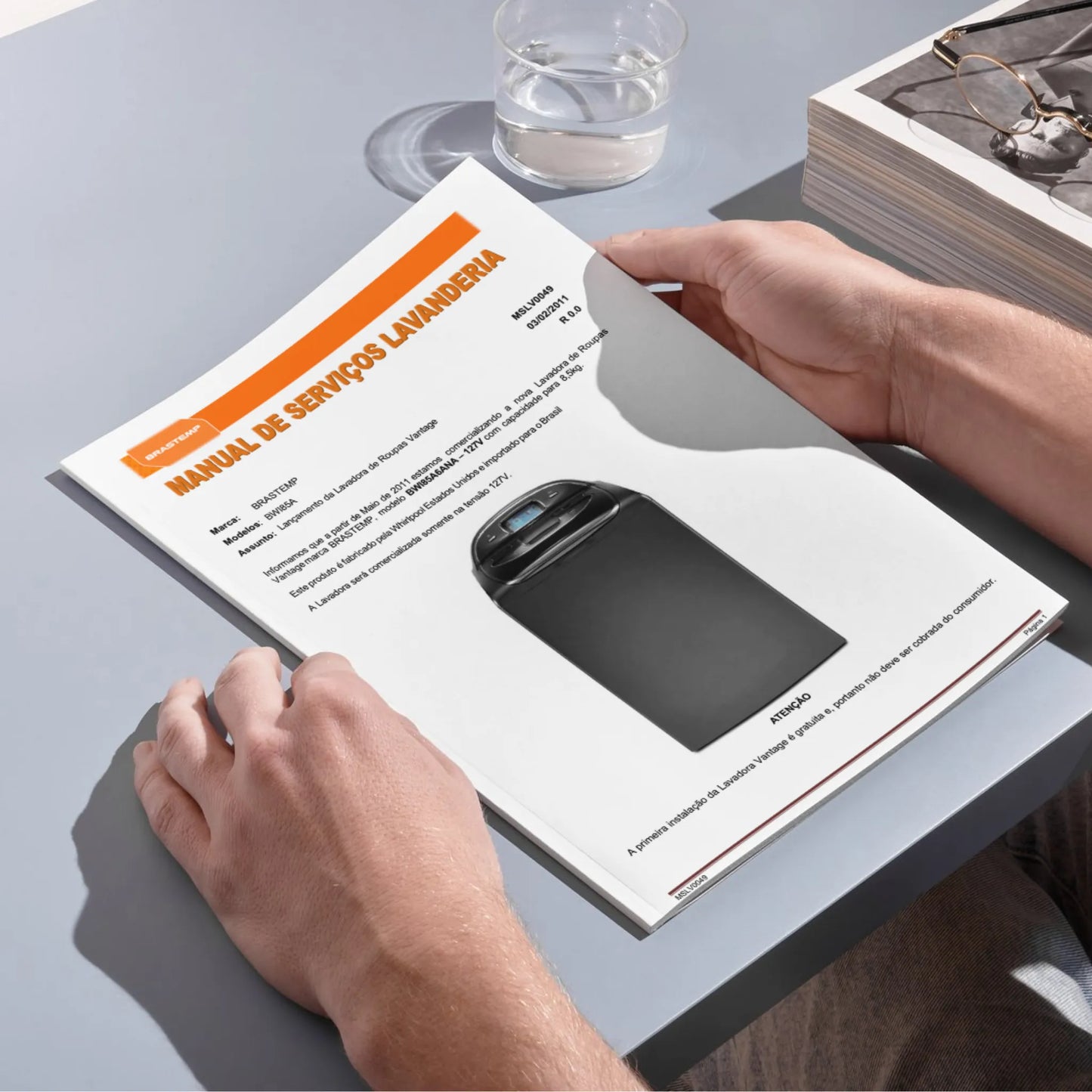 Manual Técnico de Serviços Lavadora Brastemp BWI85A - Baixar PDF