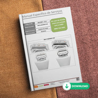 Manual Técnico de Serviços Lavadora Brastemp BWJ11AB e BWS11AB - Baixar PDF