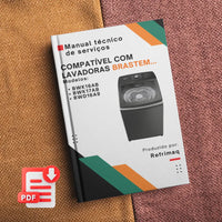 Manual técnico de servicio de lavadoras Brastemp BWK16, BWK17 y BWD16 - Descargar PDF