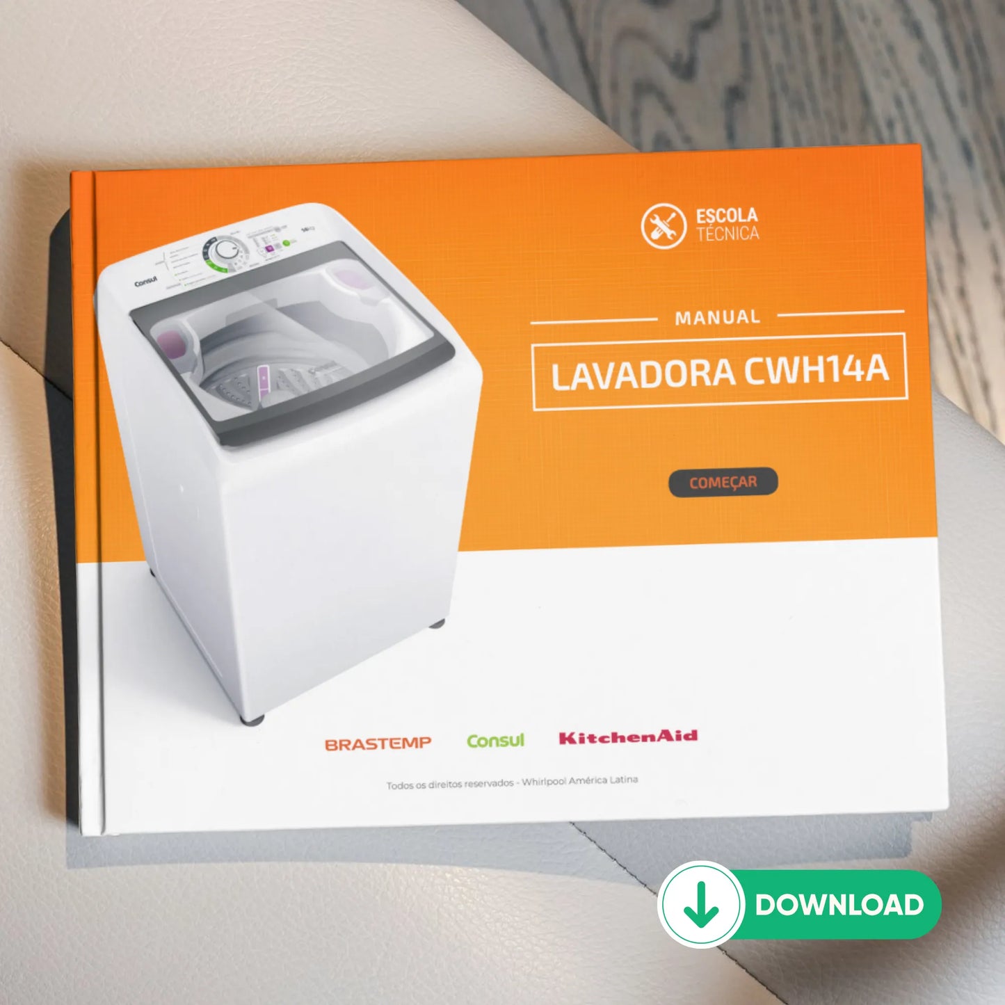 Manual Técnico de Serviços Lavadora Consul CWH14 - Baixar PDF