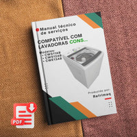 Manual técnico de servicio de lavadoras Consul CWS11AB CWS12AB CWE13AB - Descargar PDF