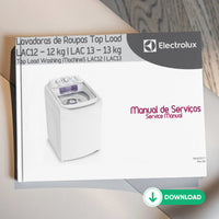 Manual Técnico de Serviços Lavadora Electrolux LAC12/LAC13 - Baixar PDF