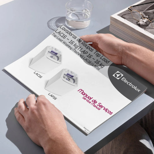 Manual de servicio de lavadoras Electrolux LAC16 y LAP16 - Descargar PDF