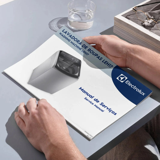 Manual de servicio de la lavadora Electrolux LEH17 - Descargar PDF