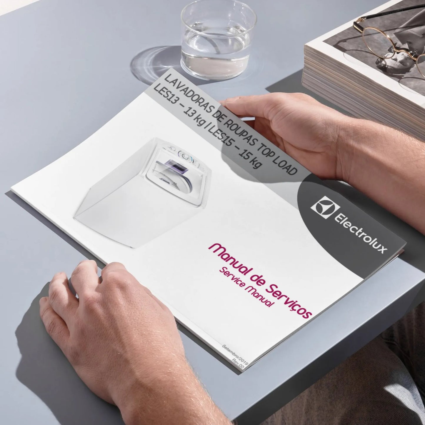 Manual Técnico de Serviços Lavadora Electrolux LES13, LES15 - Baixar PDF