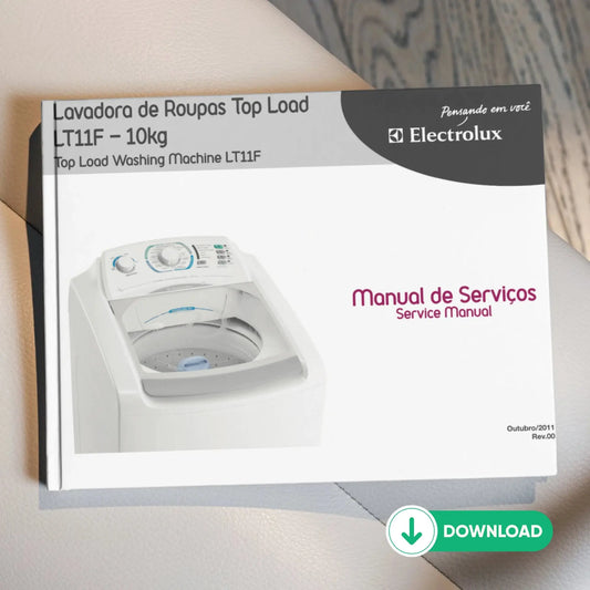 Manual Técnico de Serviços Lavadora Electrolux LT11F - Baixar PDF Electrolux