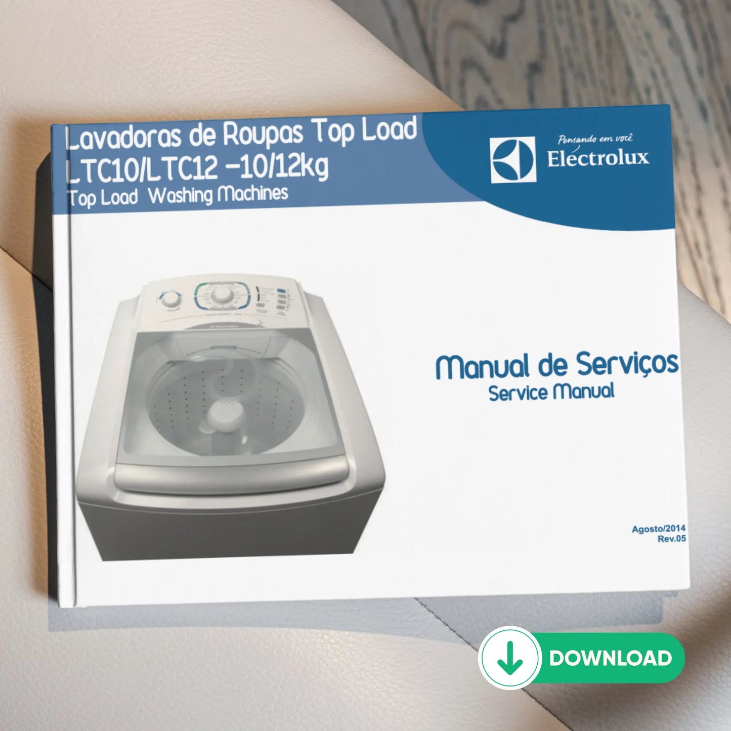 Manual Técnico de Serviços Lavadora Electrolux LTC10/LTC12 - Baixar PDF