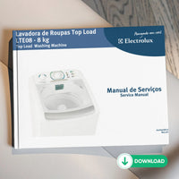 Manual Técnico de Serviços Lavadora Electrolux LTE08 - Baixar PDF
