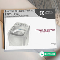 Manual Técnico de Serviços Lavadora Electrolux LTP15 - Baixar PDF