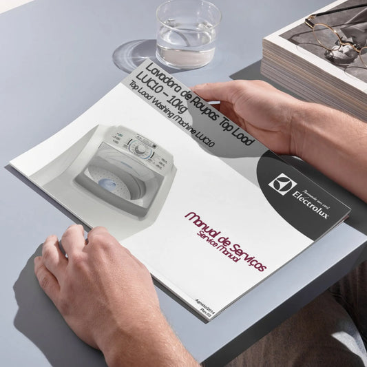 Manual de servicio de la lavadora Electrolux LUC10 - Descargar PDF