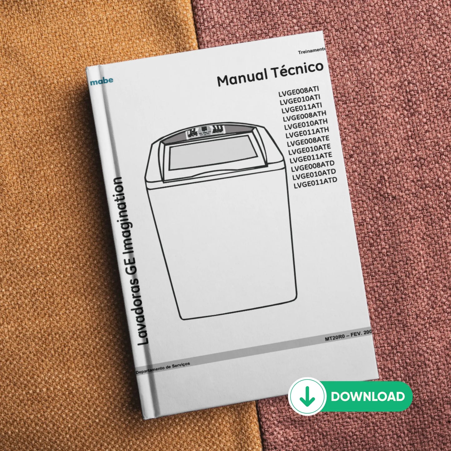 Manual Técnico de Serviços Lavadora GE Mabe LTC15 - Baixar PDF