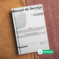 Manual de servicio de la lavadora Panasonic NA-FS160G3WA, NA-FS160G3WB - Descargar PDF