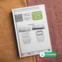 Manual Técnico de Serviços Lavadoras Brastemp BWJ09AB/BWS09AB - Baixar PDF