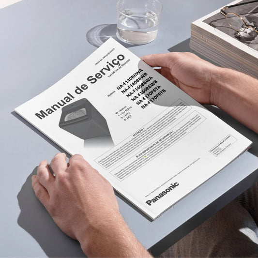 Manual de servicio de lavadora Panasonic NA-F170, NA-F140, NA-F150, NA-F160 - Descargar PDF