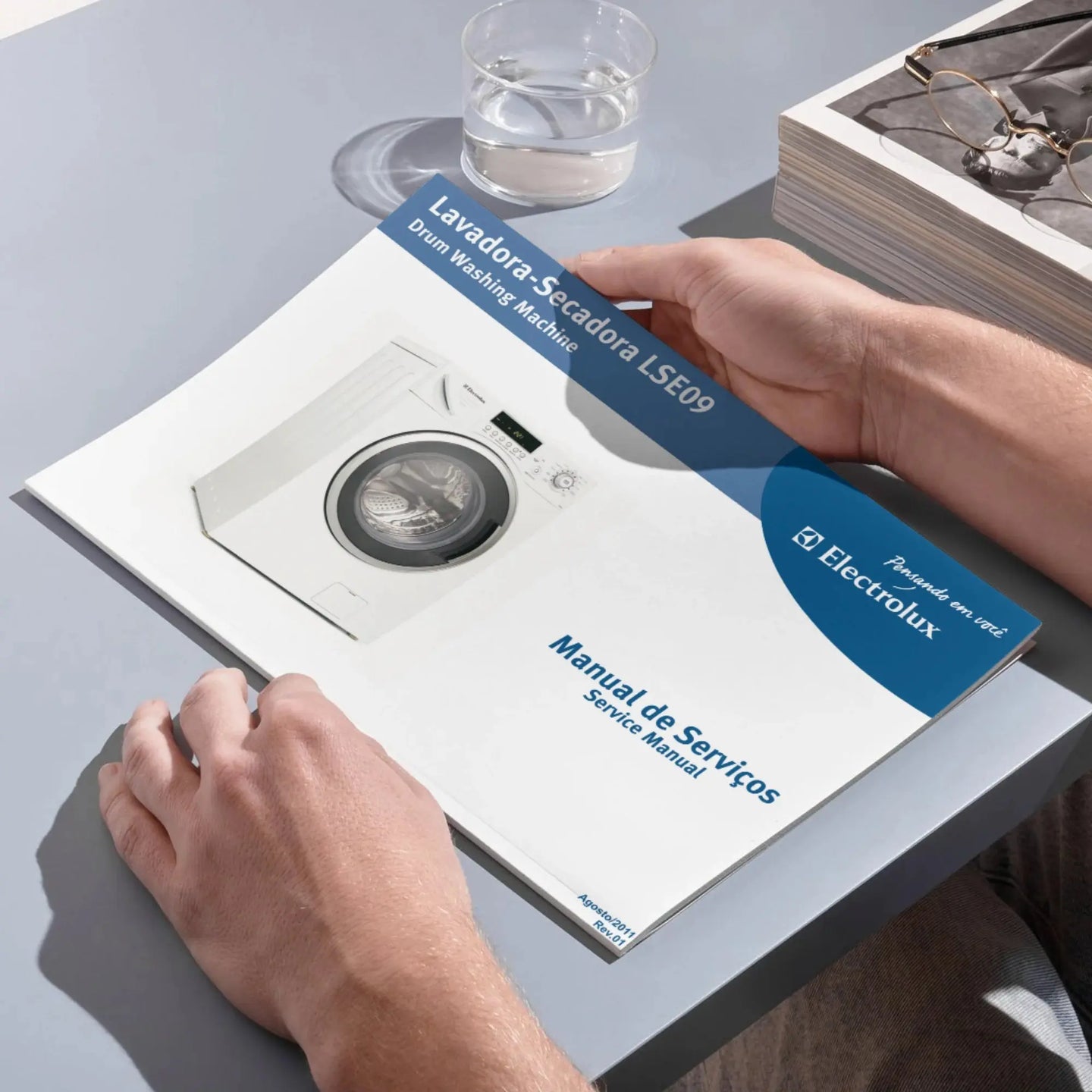 Manual Técnico de Serviços Lava e Seca Electrolux LSE09 - Baixar PDF Electrolux