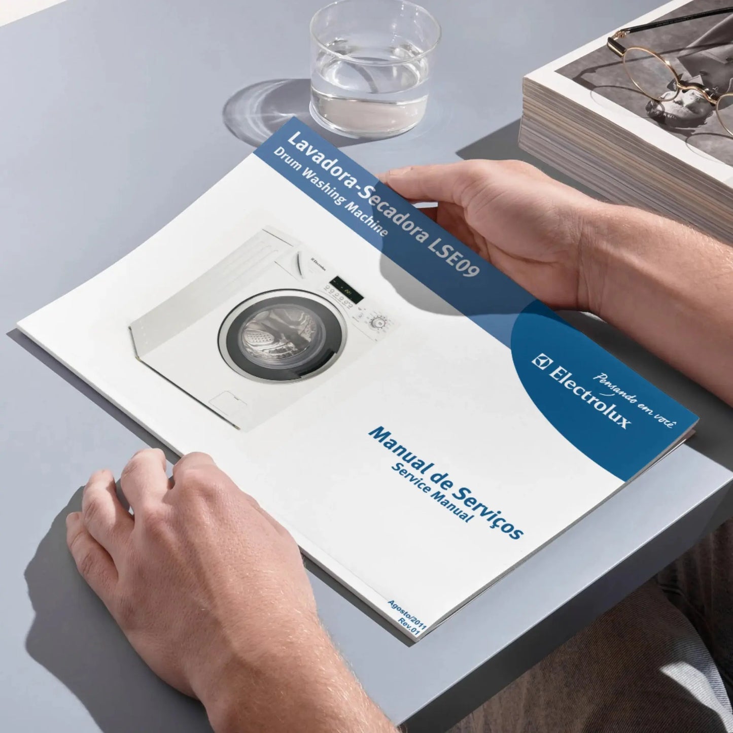 Manual Técnico de Serviços Lava e Seca Electrolux LSE09 - Baixar PDF Electrolux