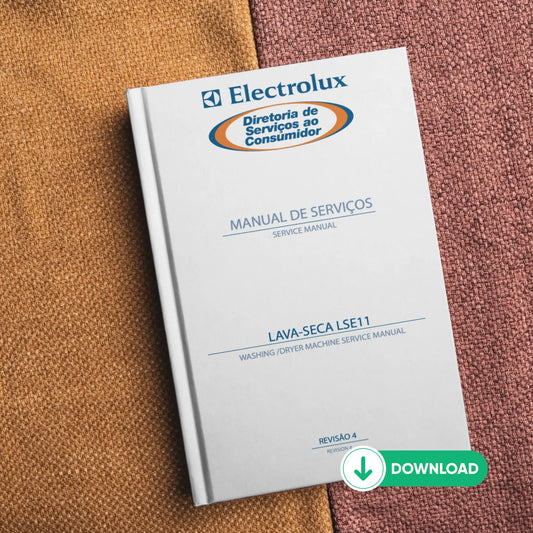 Manual Técnico de Serviços Lava e Seca Electrolux LSE11 - Baixar PDF Electrolux
