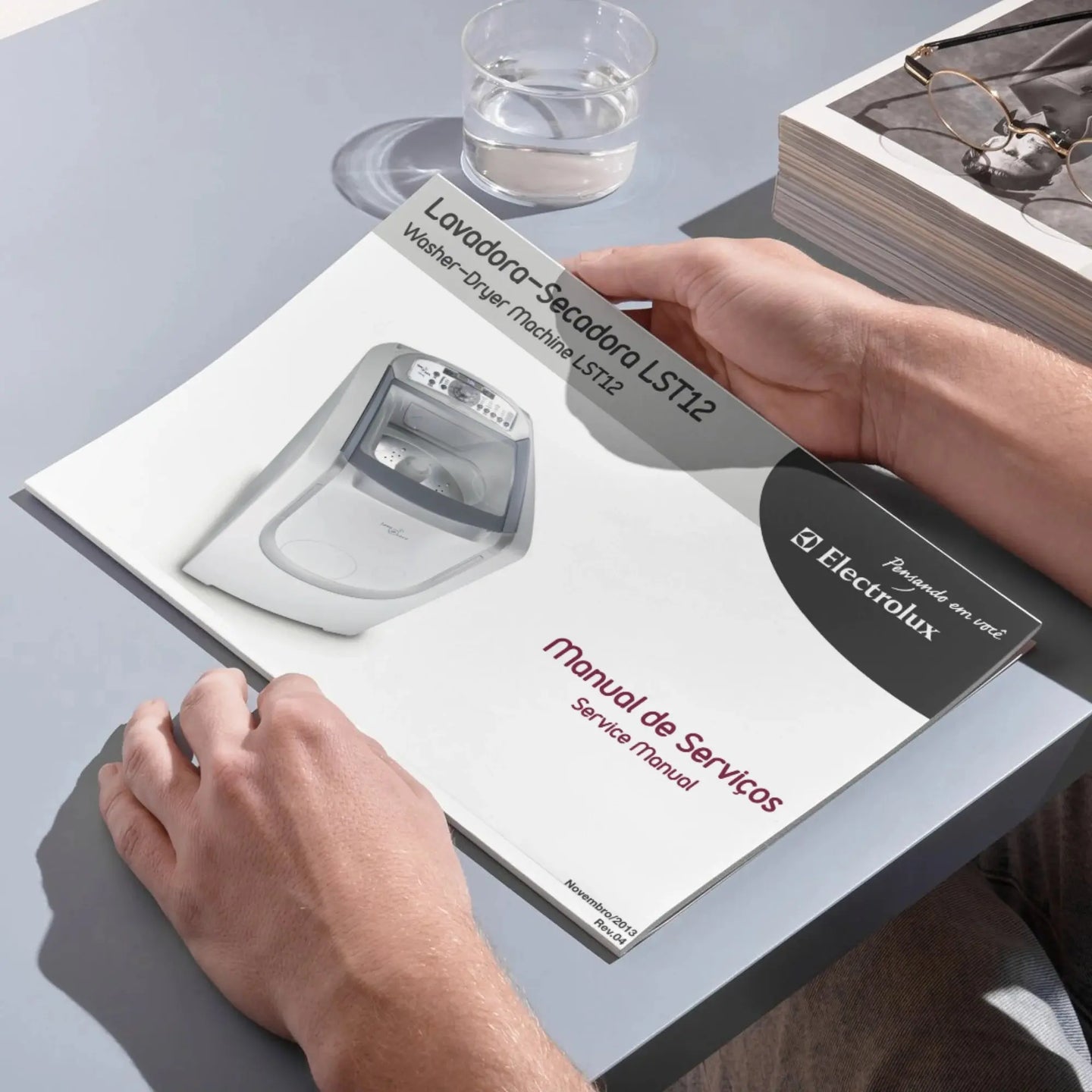 Manual Técnico de Serviços Lava e Seca Electrolux LST12 - Baixar PDF Electrolux