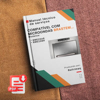 Manual técnico de servicio de microondas Brastemp BME25AR, BME25BR - Descargar PDF