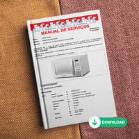 Manual Técnico de Serviços Micro-ondas Brastemp BMS25AB/BMY25AR - Baixar PDF