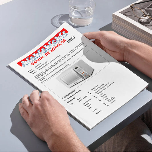 Manual técnico de servicio de microondas Brastemp BMS25AB/BMY25AR - Descargar PDF
