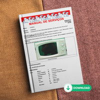 Manual Técnico de Serviços Micro-ondas Consul CMM25AB - Baixar PDF