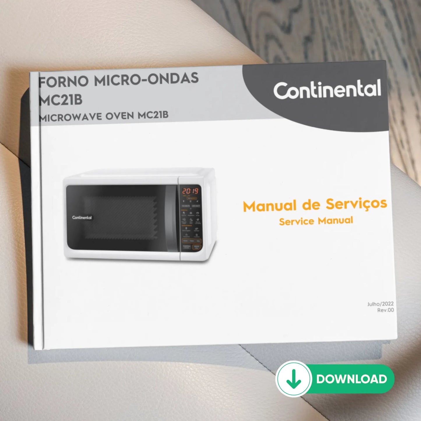 Manual Técnico de Serviços Micro-ondas Continental MC21B - Baixar PDF