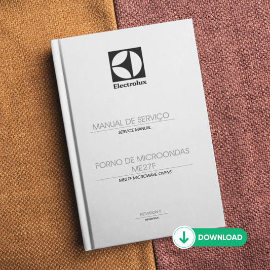 Manual de servicio del microondas Electrolux ME27F - Descargar PDF