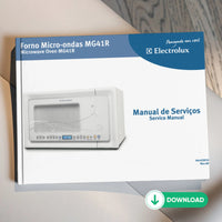 Manual Técnico de Serviços Micro-ondas Electrolux MG41R - Baixar PDF