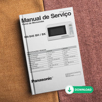 Manual Técnico de Serviços Micro-ondas Panasonic NN-S45BH e NN-S45BK - Baixar PDF
