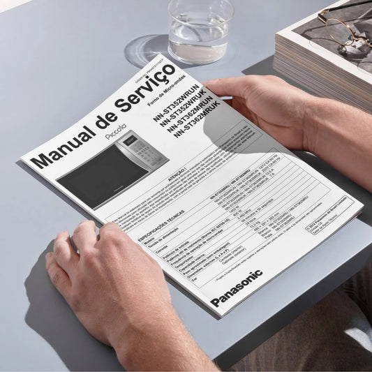 Manual de servicio del horno microondas Panasonic ST352W, ST362 - Descargar PDF