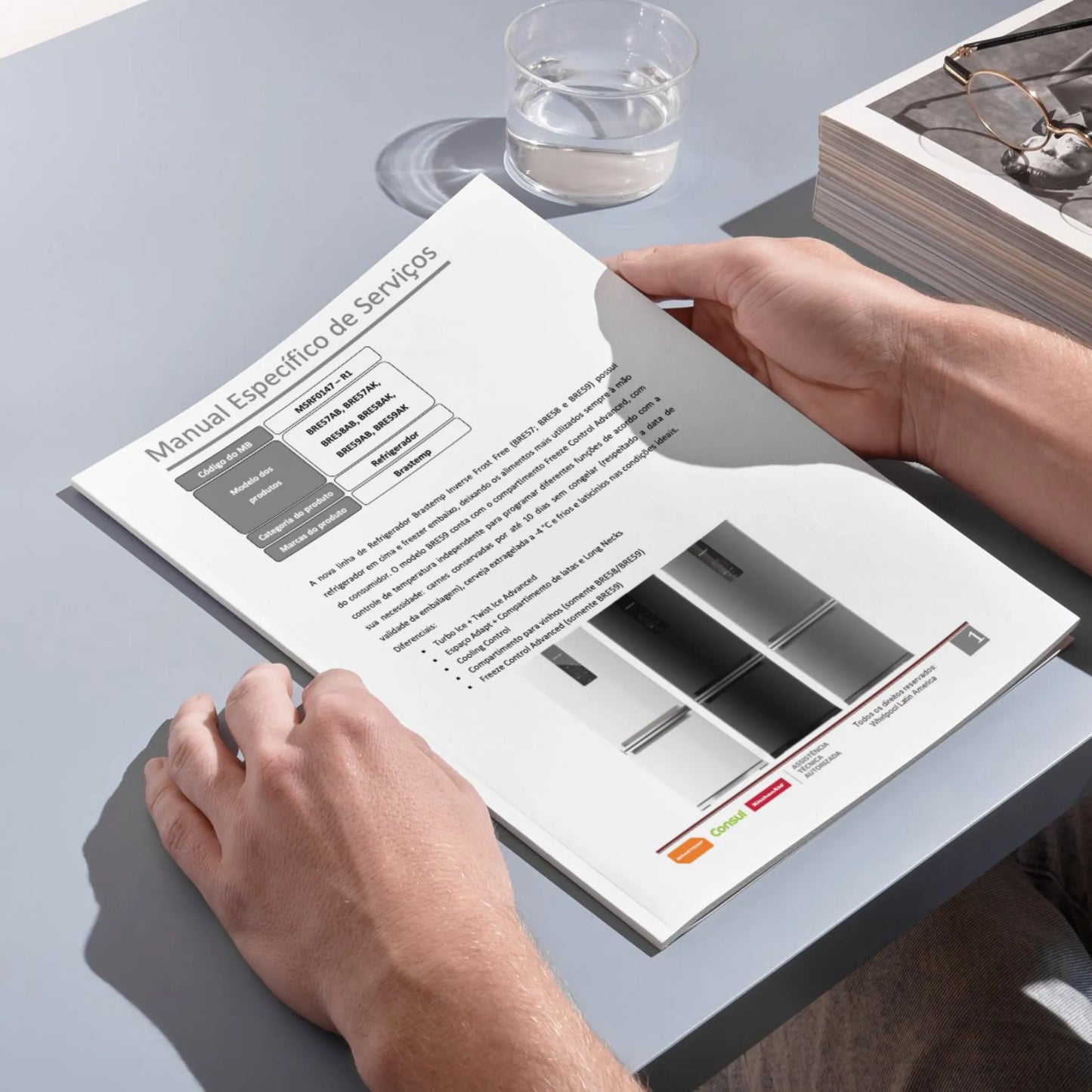 Manual Técnico de Serviços Refrigerador Brastemp BRE57/58/59 - Baixar PDF