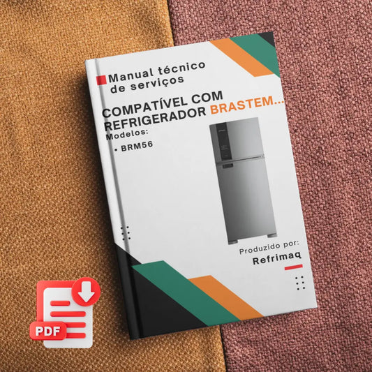 Manual de servicio técnico del refrigerador Brastemp BRM56/57/58 - Descargar PDF