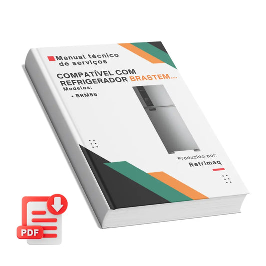 Manual de servicio técnico del refrigerador Brastemp BRM56/57/58 - Descargar PDF