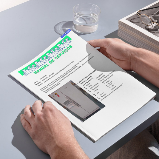 Manual de servicio técnico de los refrigeradores Brastemp BRS62AB y BRS62AR - Descargar PDF