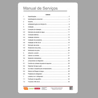 Manual de servicio técnico del refrigerador Brastemp BRS75BR - Descargar PDF