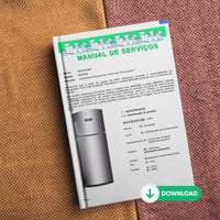 Manual Técnico de Serviços Refrigerador Brastemp BRX50B - Baixar PDF