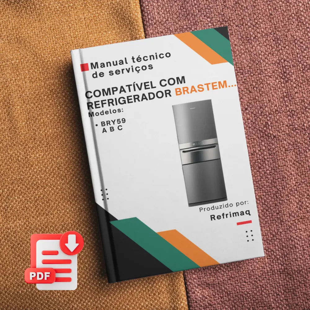 Manual técnico de servicio de refrigeradores Brastemp BRY59A / BRY59B / BRY59C - Descargar PDF