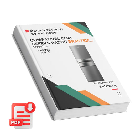 Manual técnico de servicio de refrigeradores Brastemp BRY59A / BRY59B / BRY59C - Descargar PDF